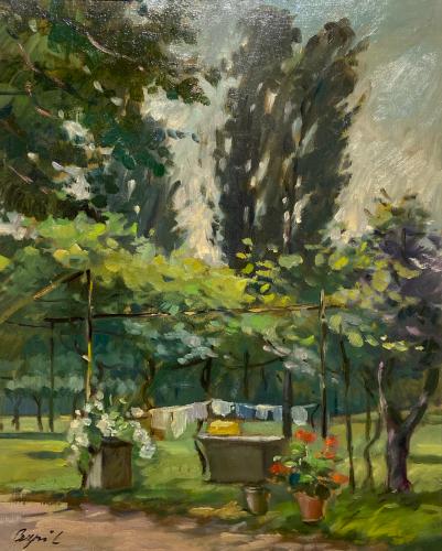 Casa di Traversetolo in fiore di Luigi Carpi Casa di Traversetolo in fiore di Luigi Carpi